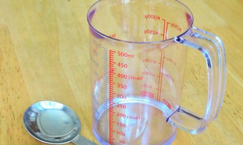 お菓子作りでは分量が一番大切